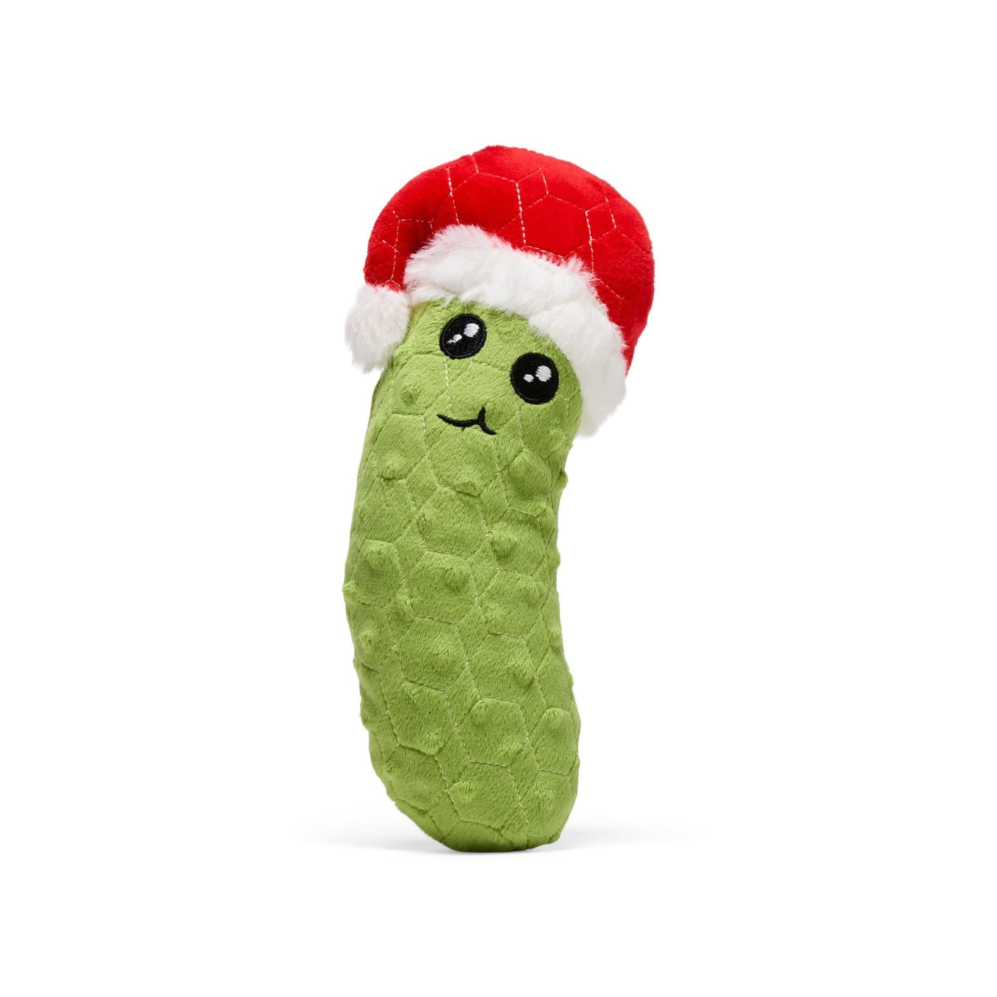 Merry Makings at Petco Pickle Tough Plush Dog Toy, 9-in