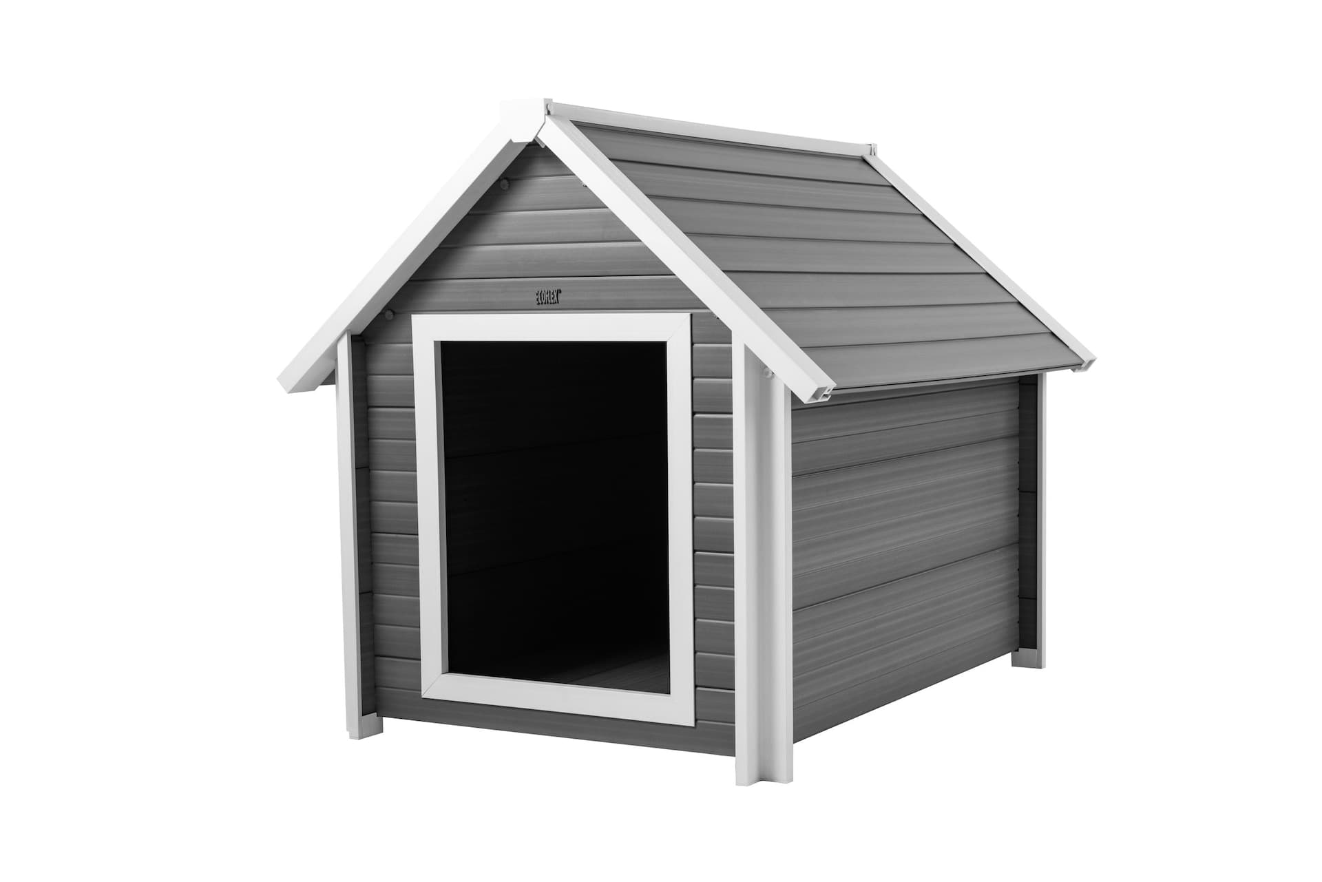 New Age Pet® ECOFLEX® Bunkhouse Dog House with Roof, Grey, X-Large