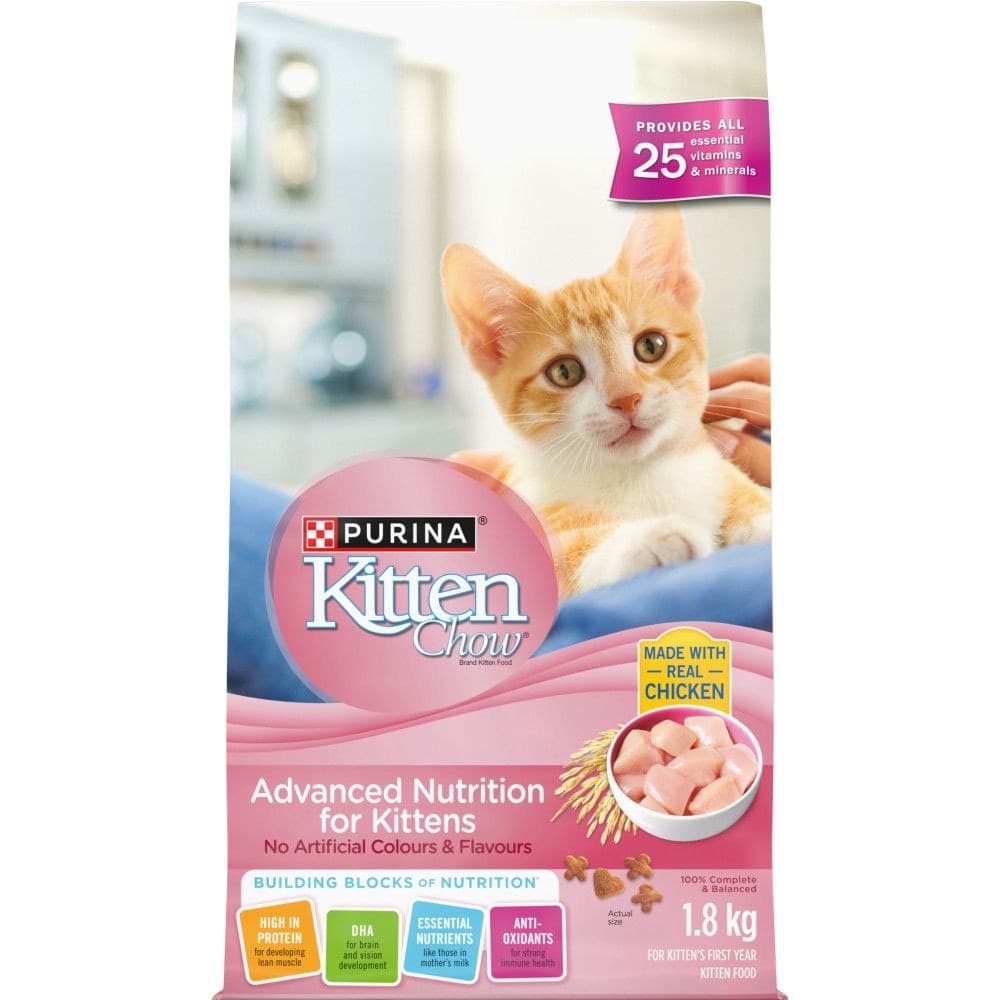 Purina Kitten Chow® Advanced Nutrition Dry Kitten Food, 1.8-kg