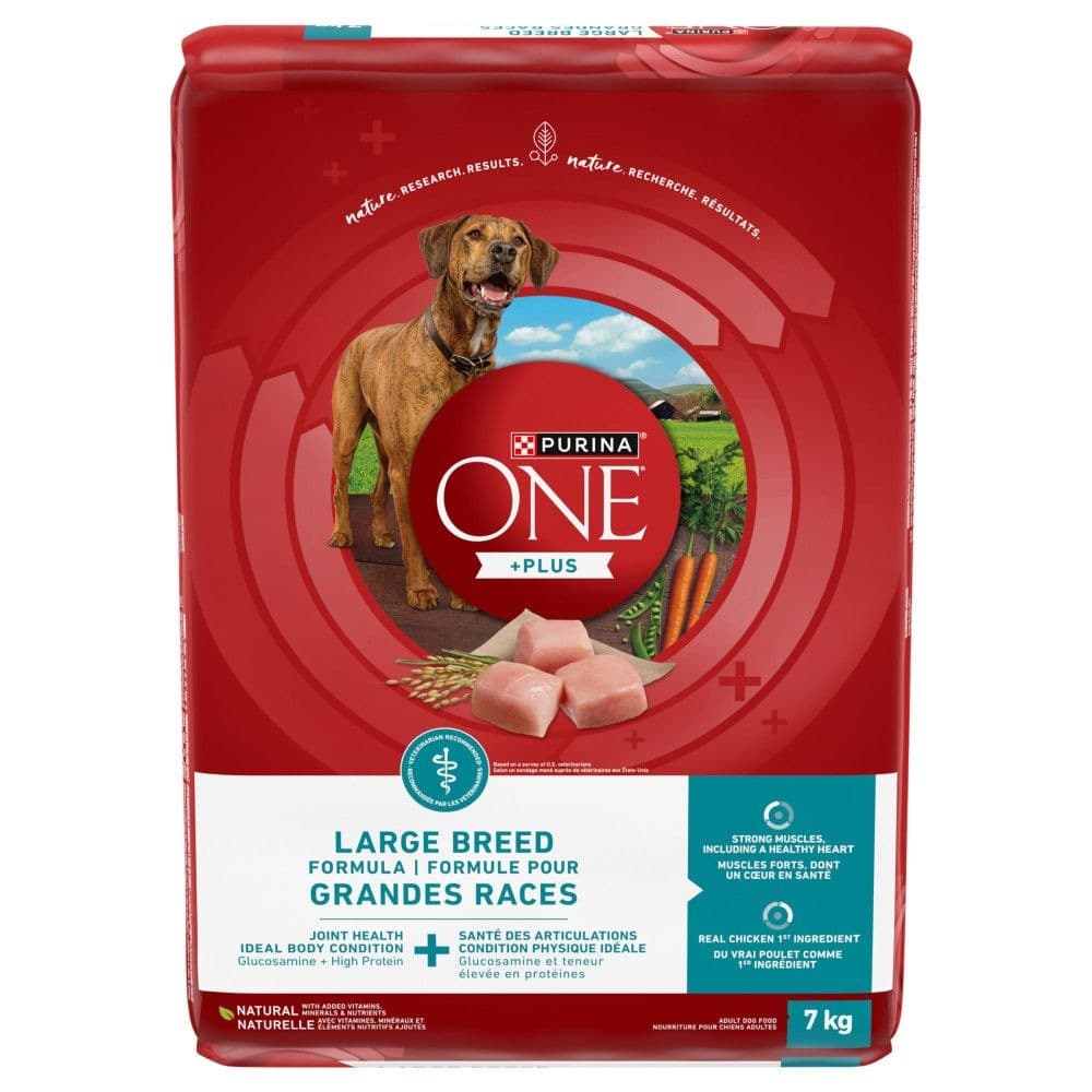 Purina ONE SmartBlend Large Breed Formula, Chicken Adult Dry Dog Food, 7 kg