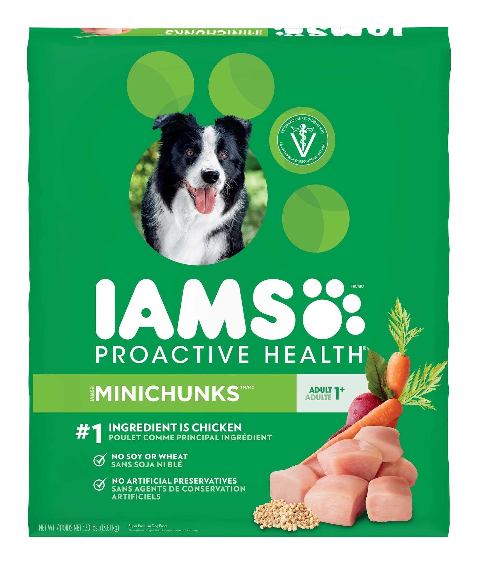 IAMS Proactive Health™ Minichunks Adult Dry Dog Food, 13.6-kg