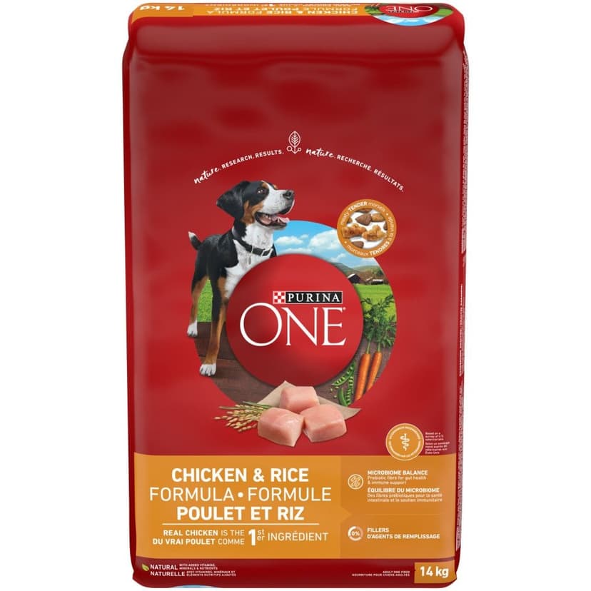 Purina ONE® SmartBlend™ Chicken & Rice Adult Dry Dog Food, 14-kg