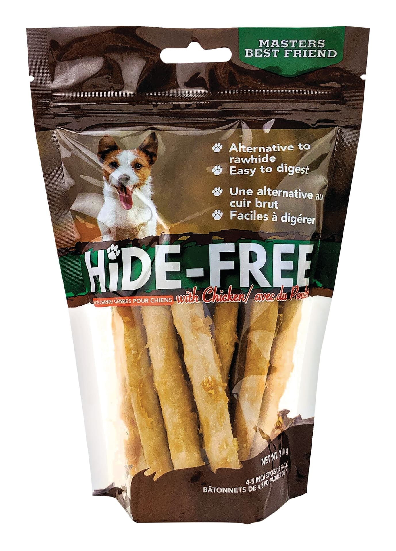 PAWS UP! Hide Free Chicken Stick Dog Chew Treats, 4-in to 5-in, 18-pk, 310-g