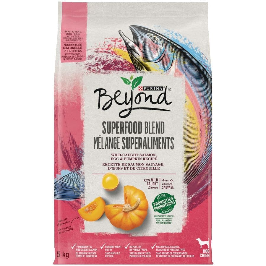 Purina Beyond Superfood Natural Salmon, Egg & Pumpkin All Ages Dry Dog Food, 5-kg