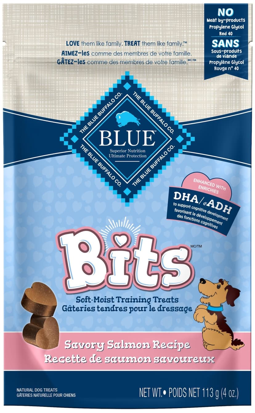 Blue Buffalo BLUE Bits Salmon Dog Treats, 113-g