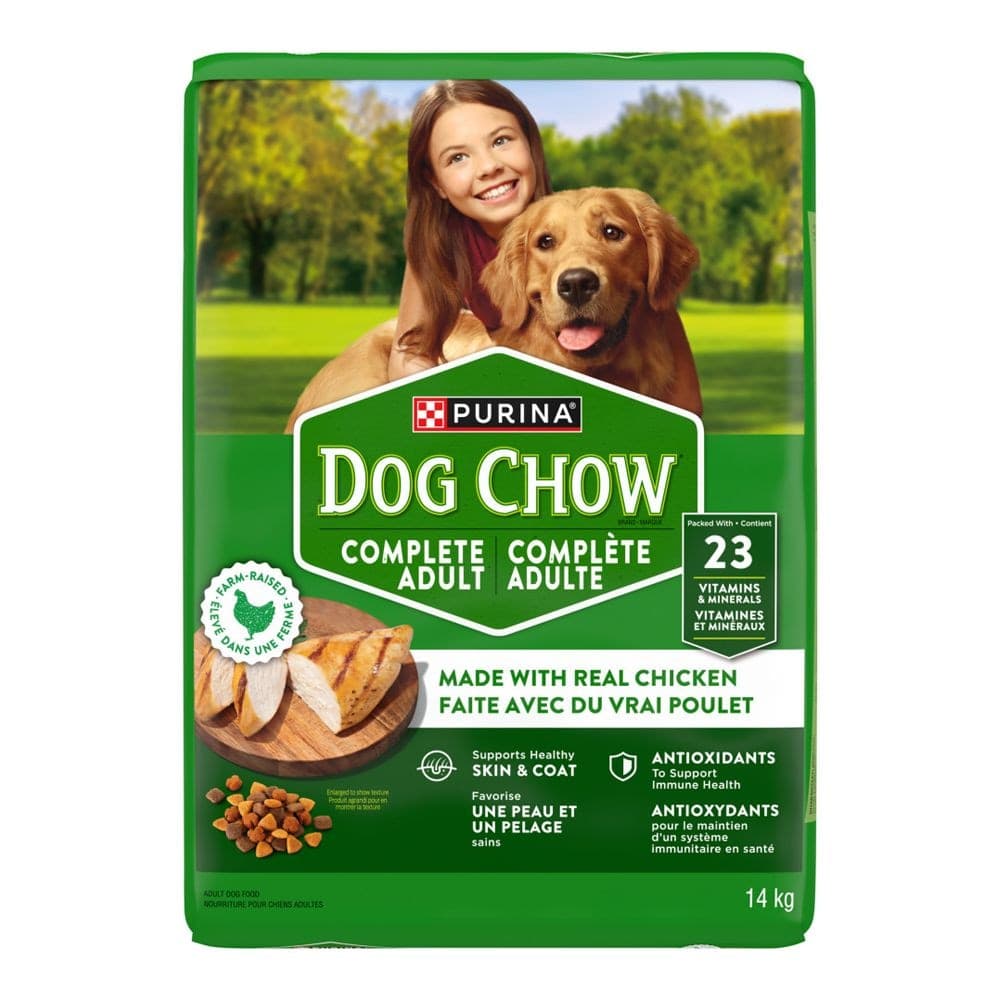 Purina Dog Chow Complete Chicken Adult Dry Dog Food, Micronutrient & Antioxidant Rich, 14-kg