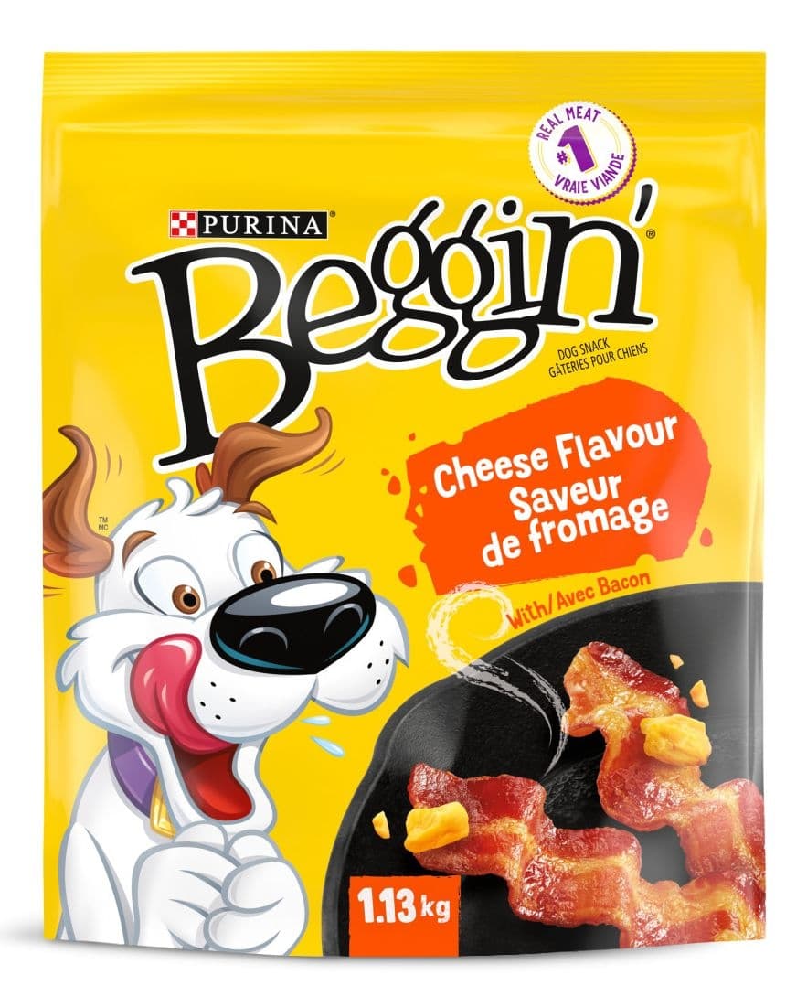 Purina Beggin’ Strips Cheese Flavour Dog Snacks, 1.13-kg