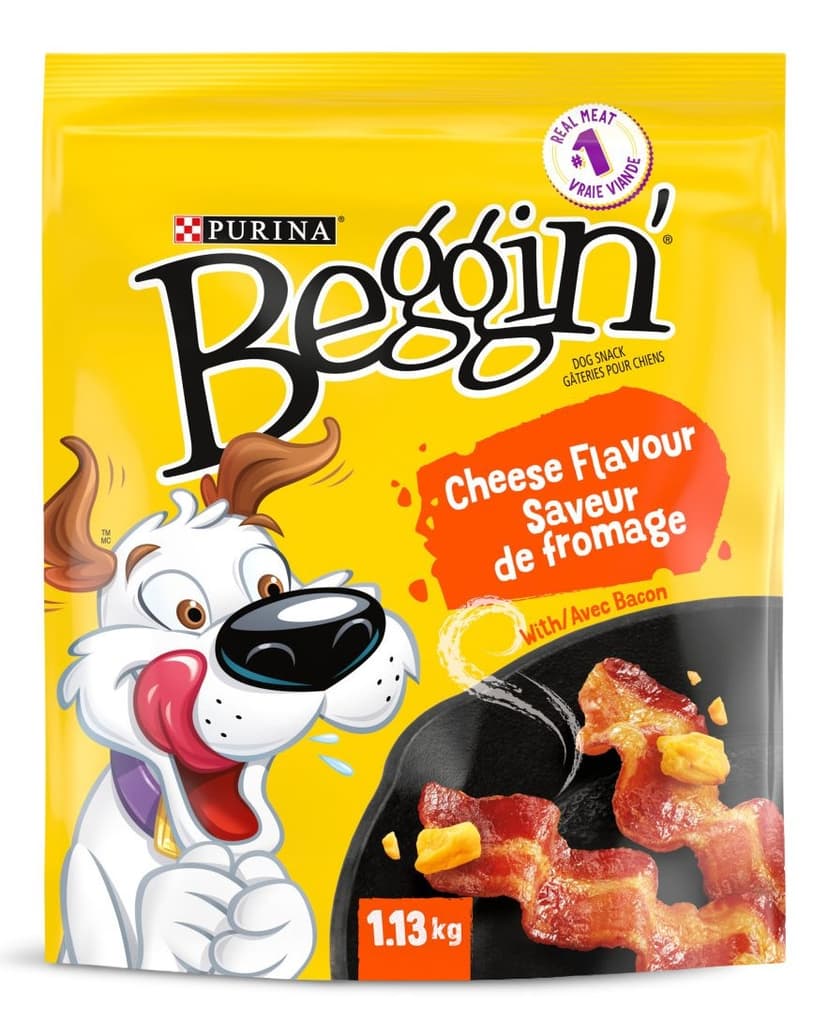 Purina Beggin’ Strips Cheese Flavour Dog Snacks, 1.13-kg