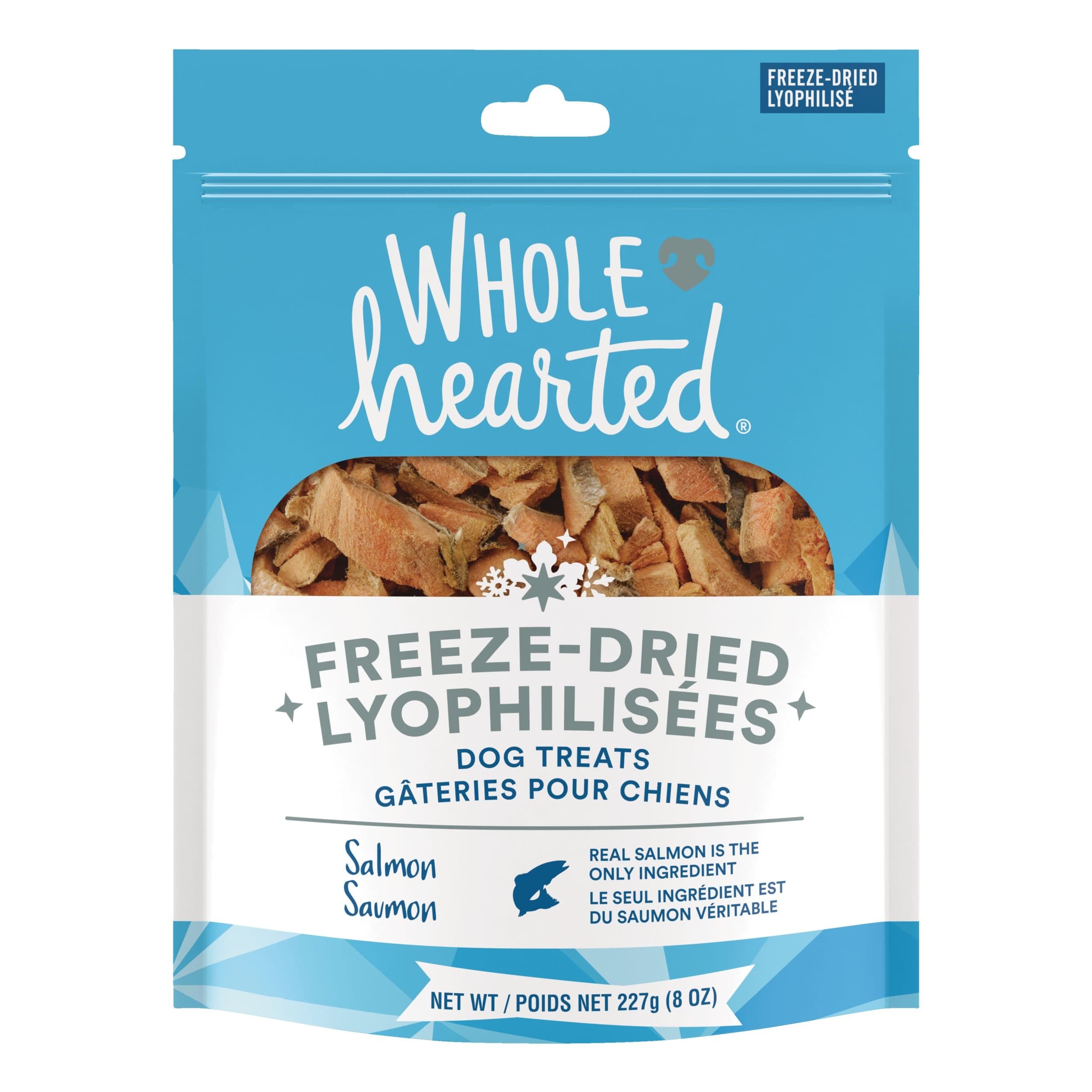 WholeHearted Freeze-Dried Salmon Dog Treats, 227-g