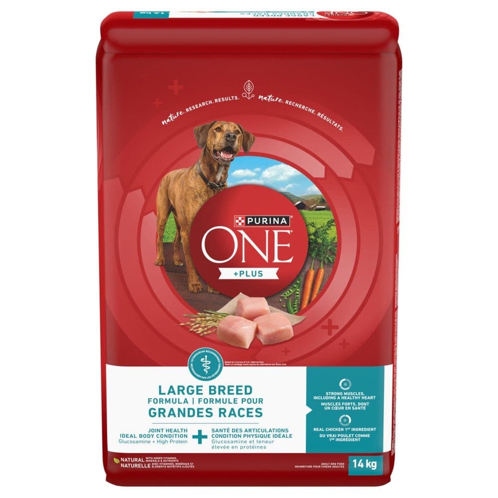 Purina ONE SmartBlend Large Breed Adult Formula Dry Dog Food, 14-kg