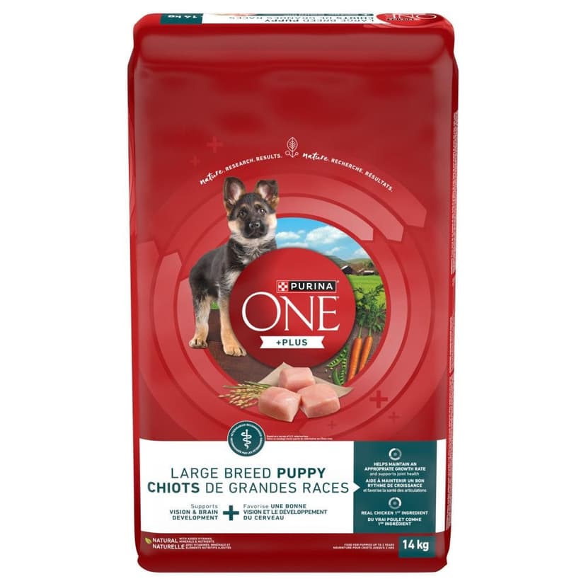 Purina ONE SmartBlend Large Breed Puppy Formula Dry Dog Food, 14-kg