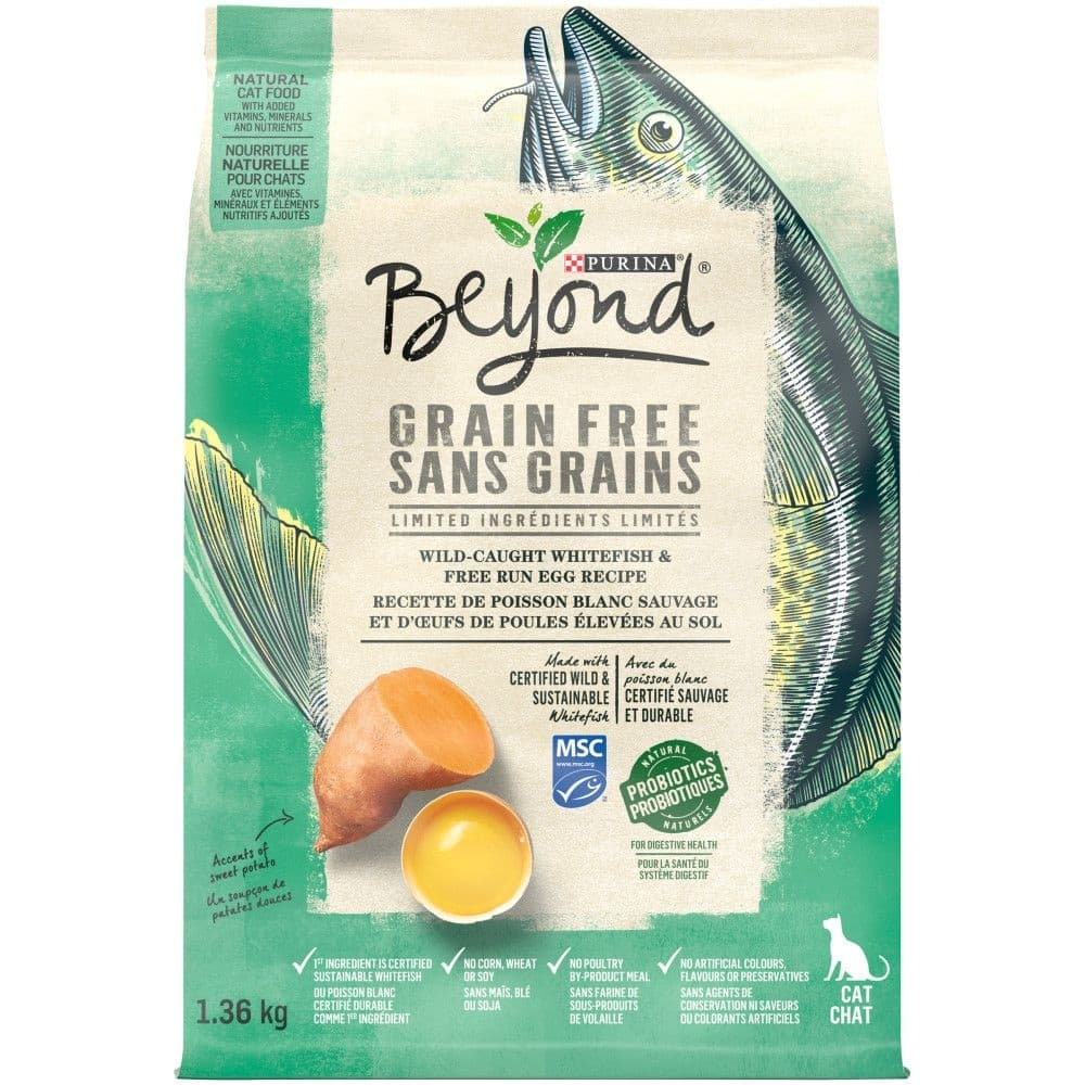 Beyond Grain Free Ocean & Whitefish Dry Cat Food, 1.36-kg