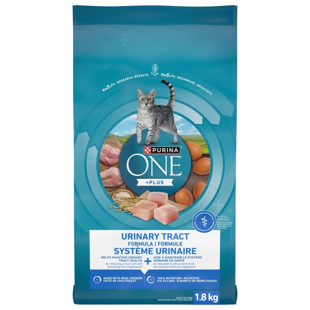 Purina ONE SmartBlend Urinary Tract Health Dry Cat Food, 1.8-kg
