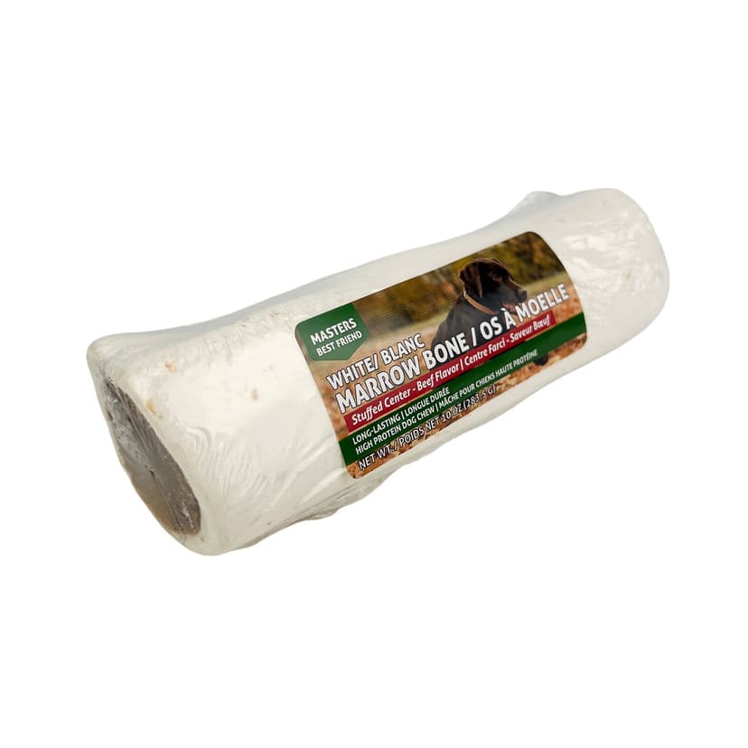 Paws Up! Filled & Bleached Marrow Beef Dog Bone Treat, 5-in to 6-in