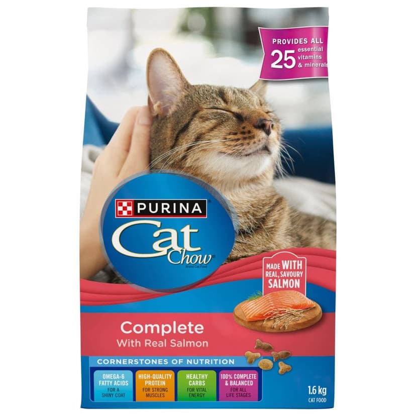 Cat Chow Complete Salmon Dry Cat Food, 1.6-kg