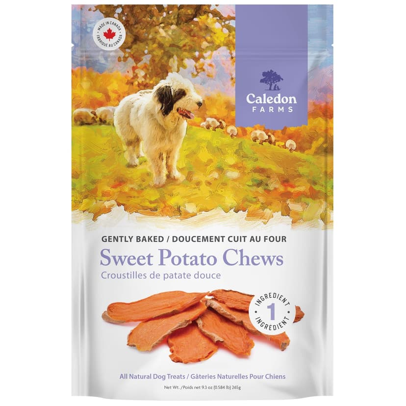 Caledon Farms Sweet Potato Chews All Natural Dog Treats, 265-g