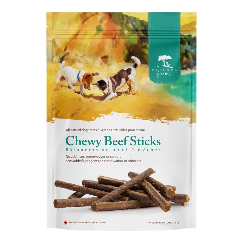 Caledon Farms Beef Sticks All Natural Dog Treats, 200-g