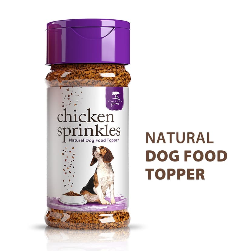 Caledon Farms Chicken Sprinkles Natural Dog Meal Food Topper, 120-g