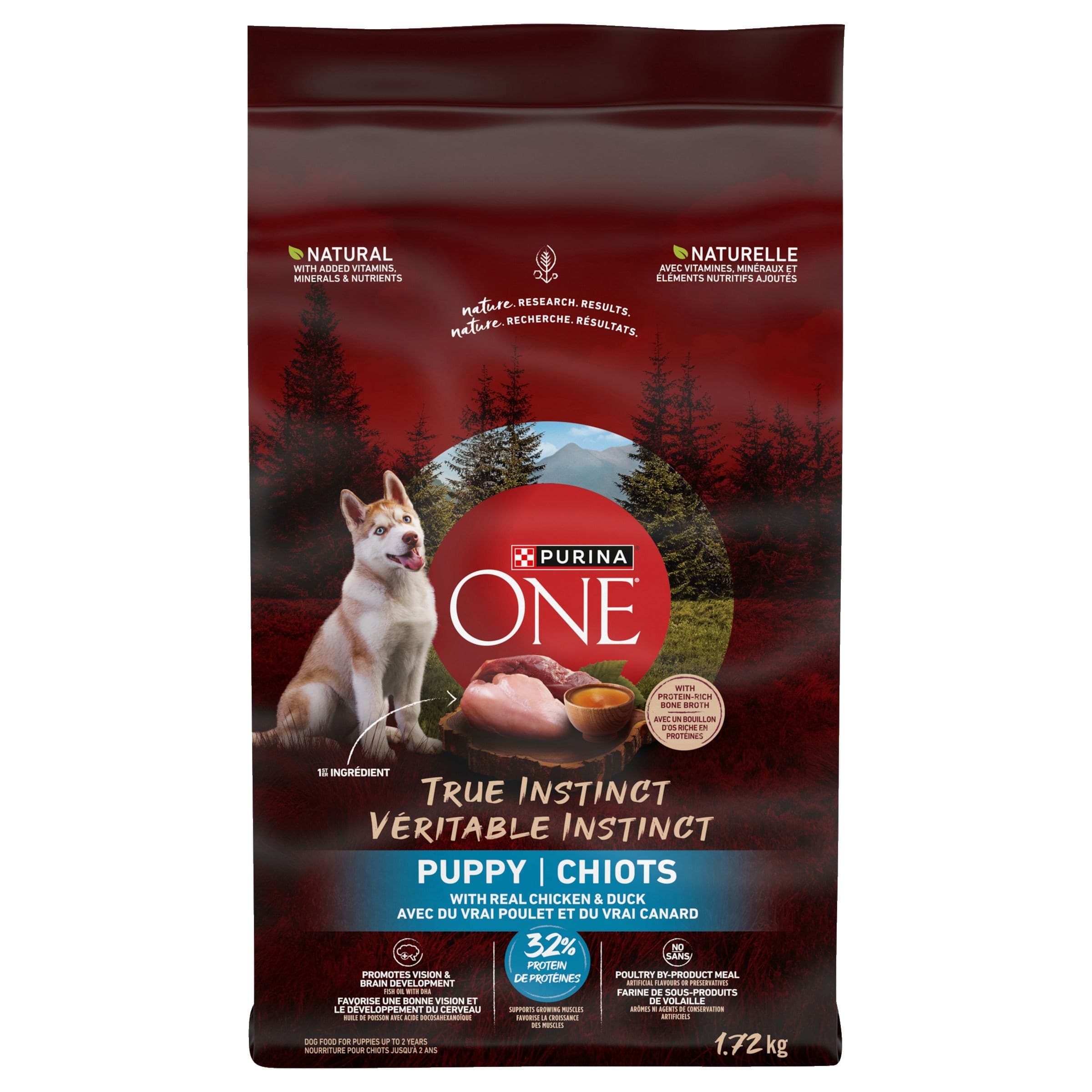 Purina ONE True Instinct Puppy with Real Chicken and Duck Dry Dog Food, 1.72-kg
