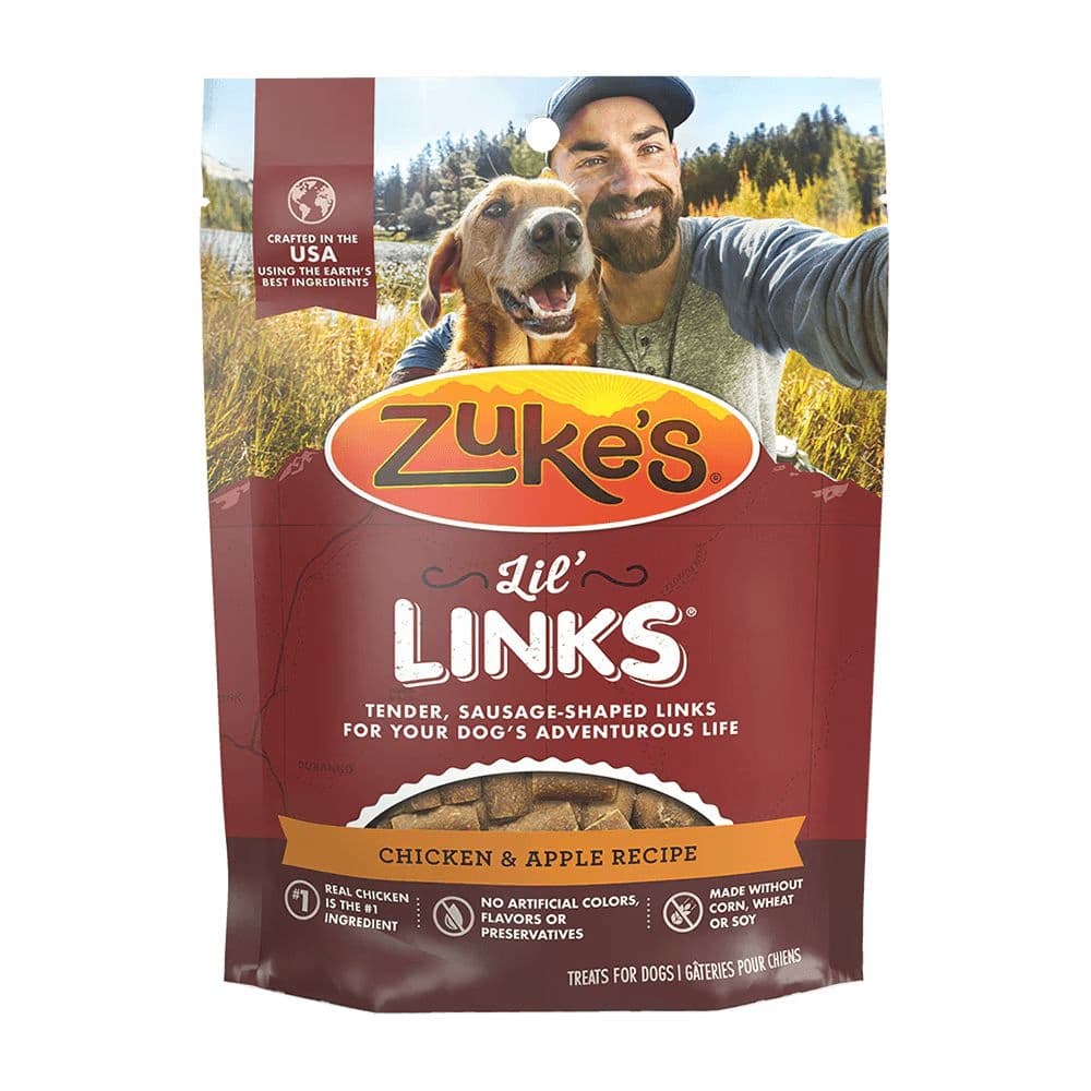Zuke's Lil Links Chicken & Apple Soft Natural Dog Treats, 170-g