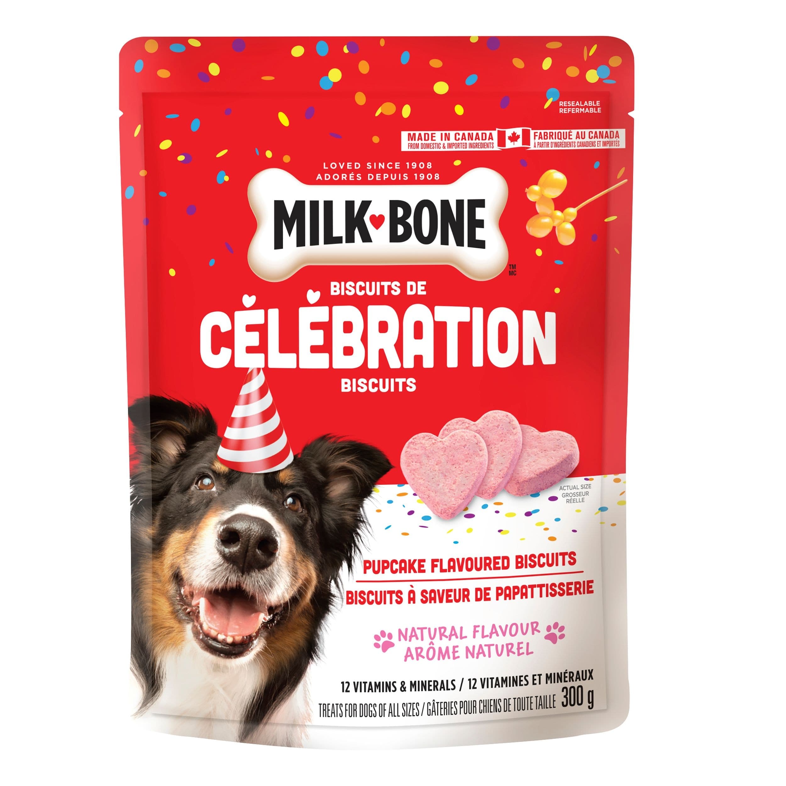 Milk-Bone Celebration Biscuits Dog Treats, 300g