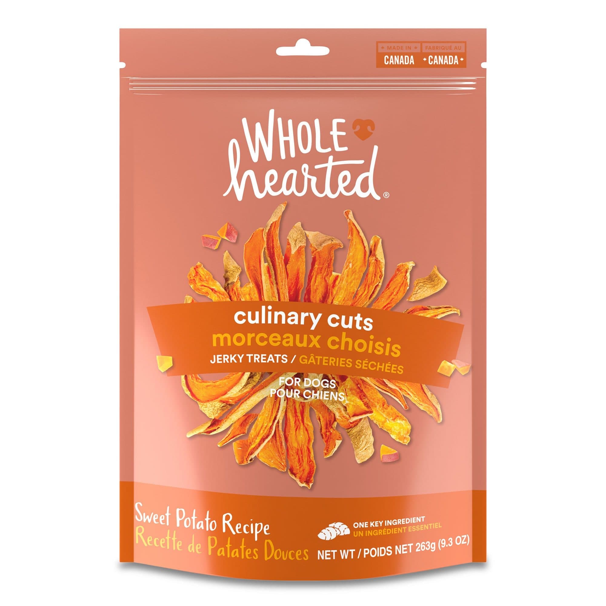 Wholehearted Sweet Potato Fries Dog Treats, 263-g