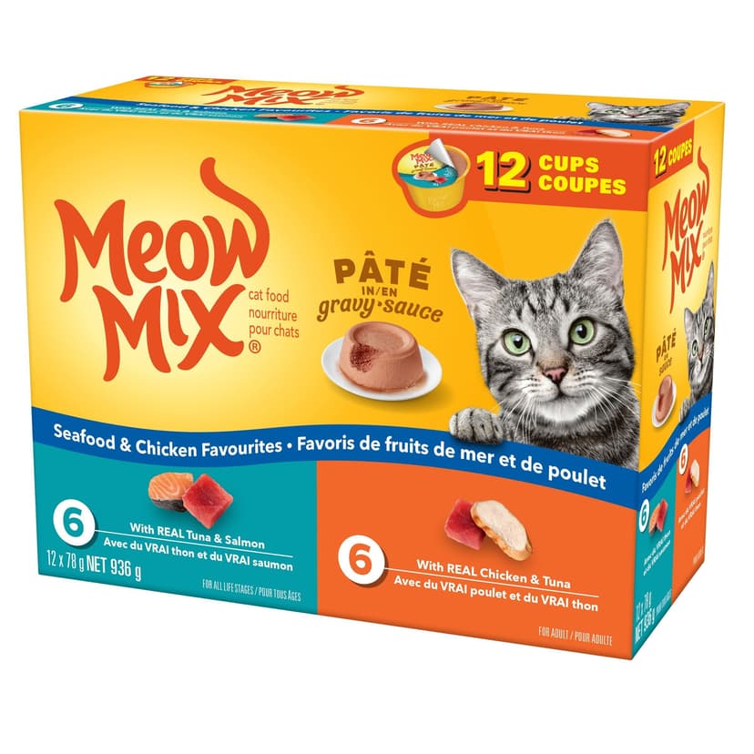 Meow Mix Gravy Variety Pack Wet Cat Food, 12-pk