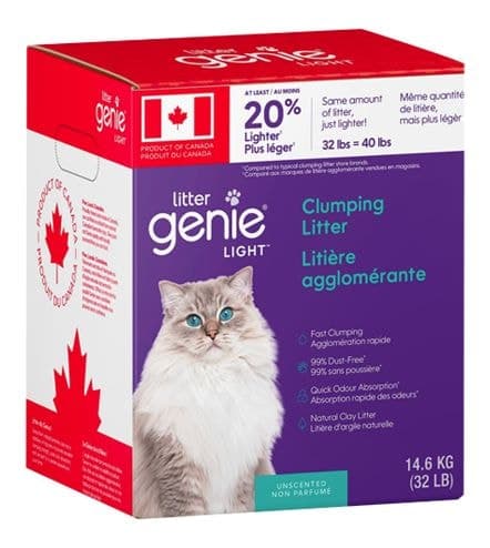 Litter Genie All-Natural Clumping Cat Litter, 14.6-kg