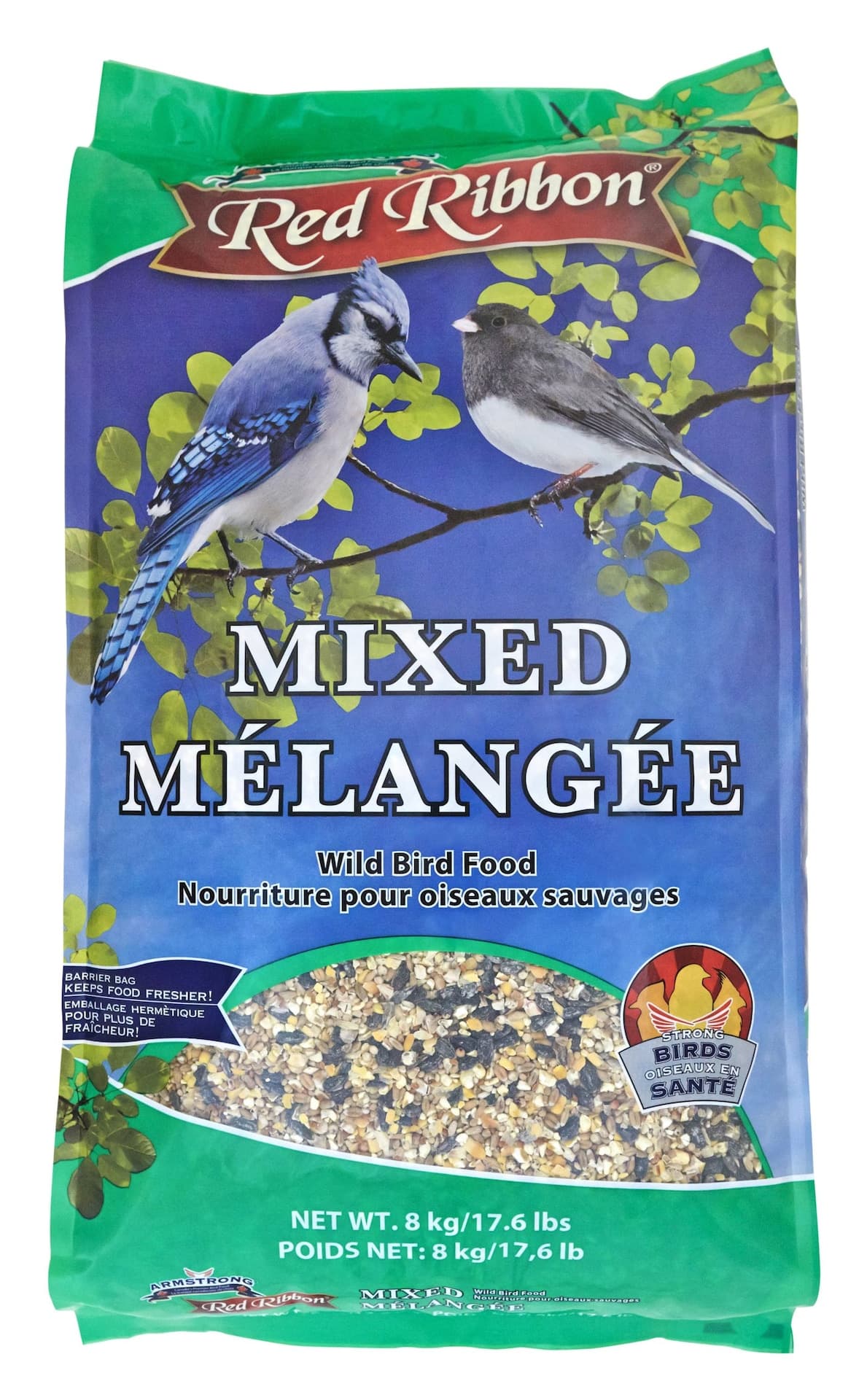 Red Ribbon Mixed Wild Bird Food, 8-kg