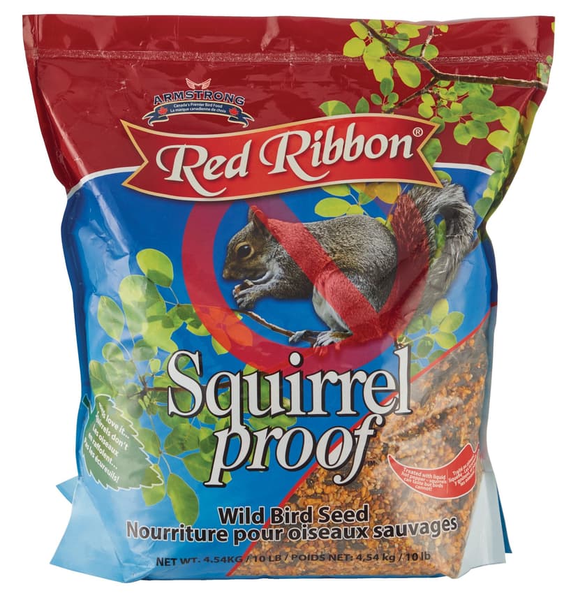 Red Ribbon Squirrel-Proof Wild Bird Seed, 4.5-kg