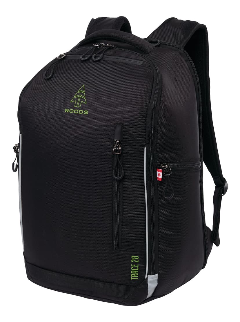 Woods Trace Daypack, Lightweight Laptop Backpack For Travel/Hiking/School, 28-L