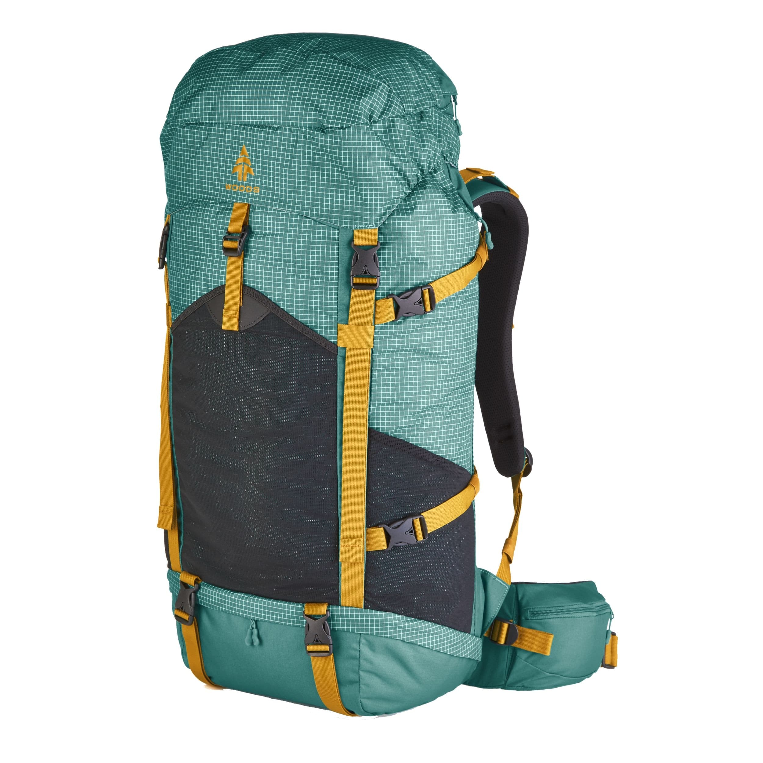 Woods Chilkoot Lightweight Water-Resistant Backpack For Hiking/Camping/Travel, 70-L