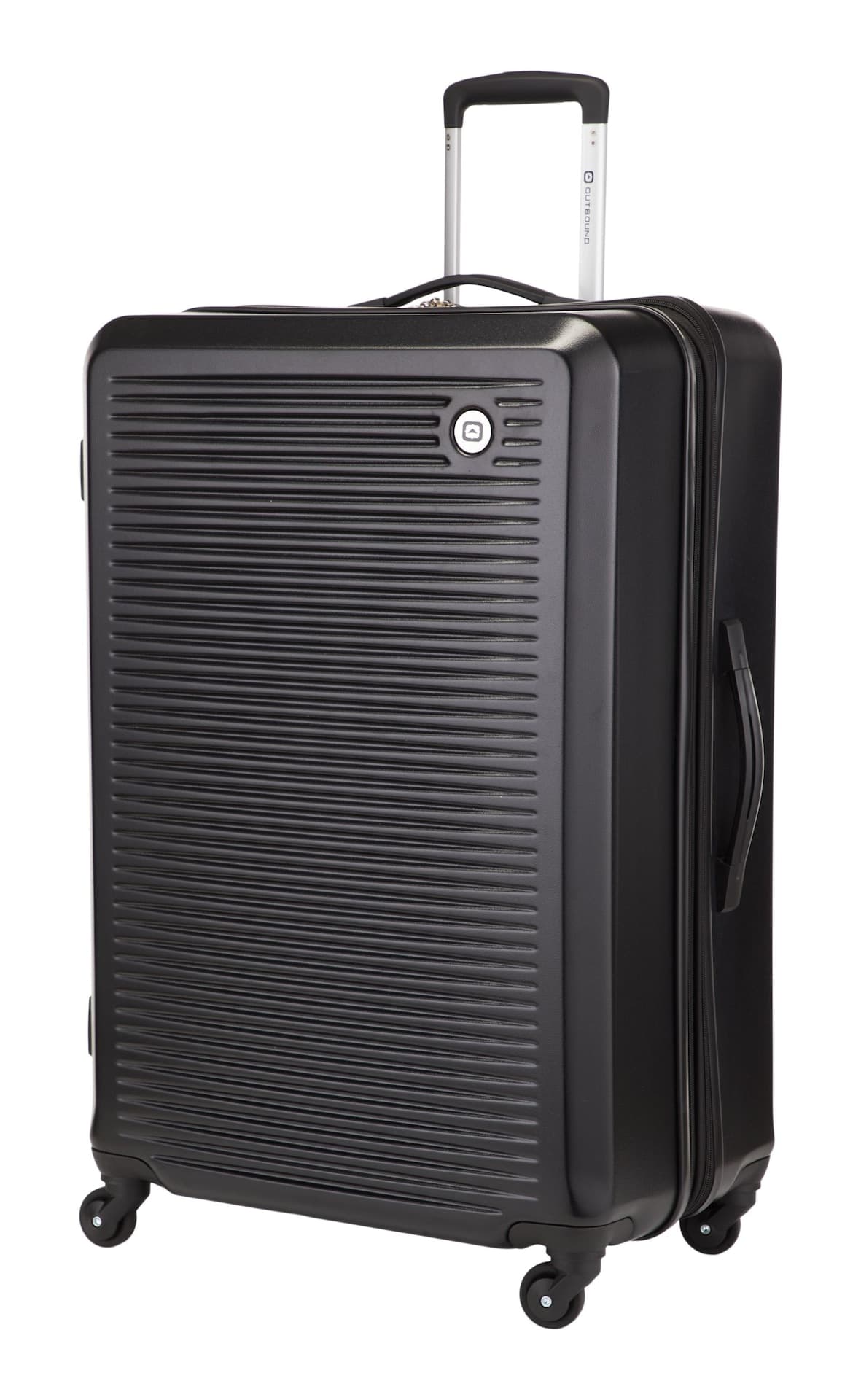 Outbound Hardside Spinner Wheel Large Travel 28-in Suitcase, Black