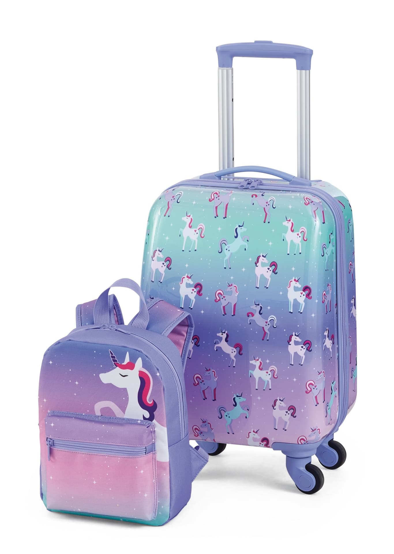 Outbound Kids Unicorn Hardside Luggage, 2-pc