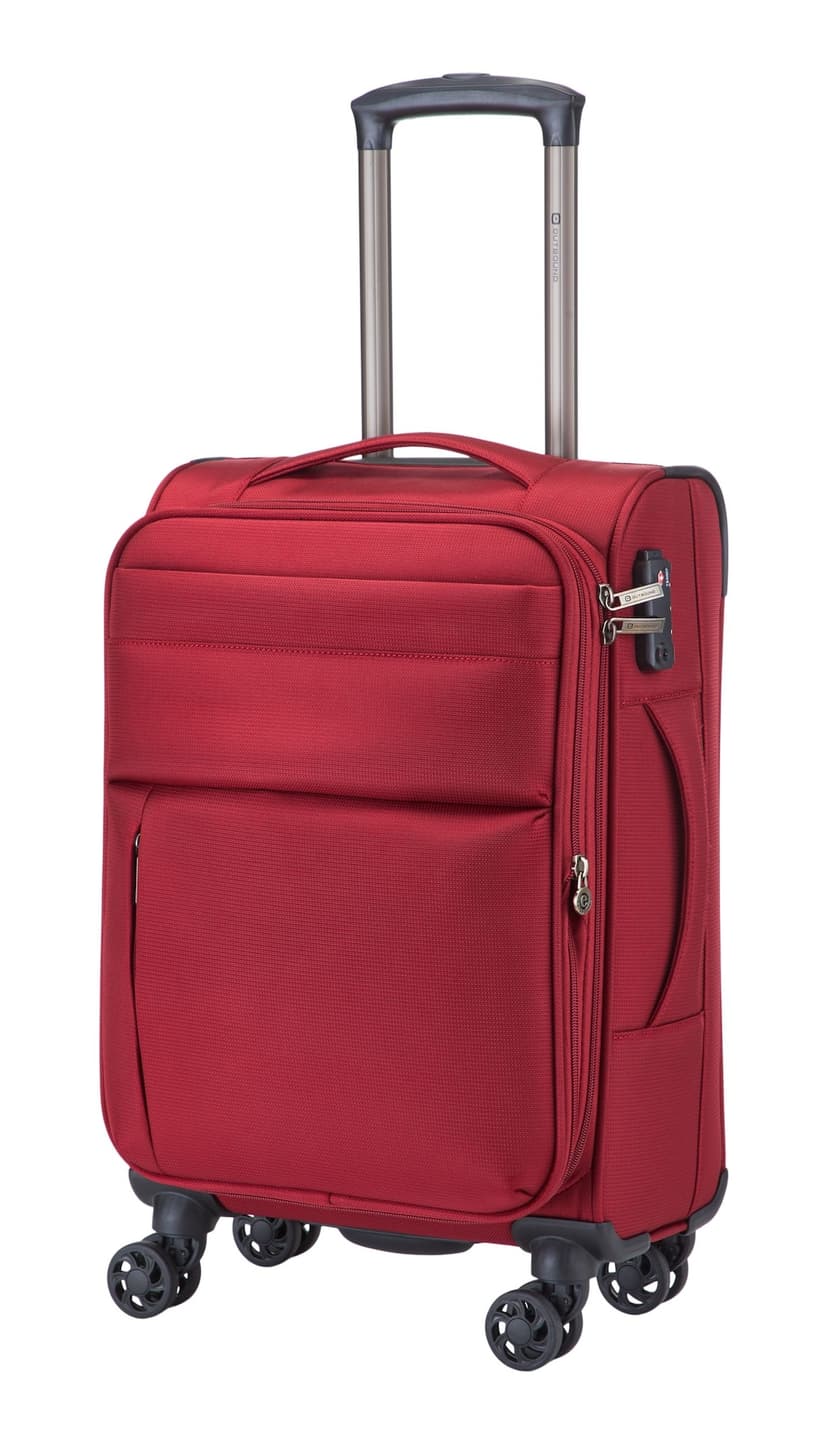 Outbound Alternate Softside Carry-On Luggage with TSA Lock, Red