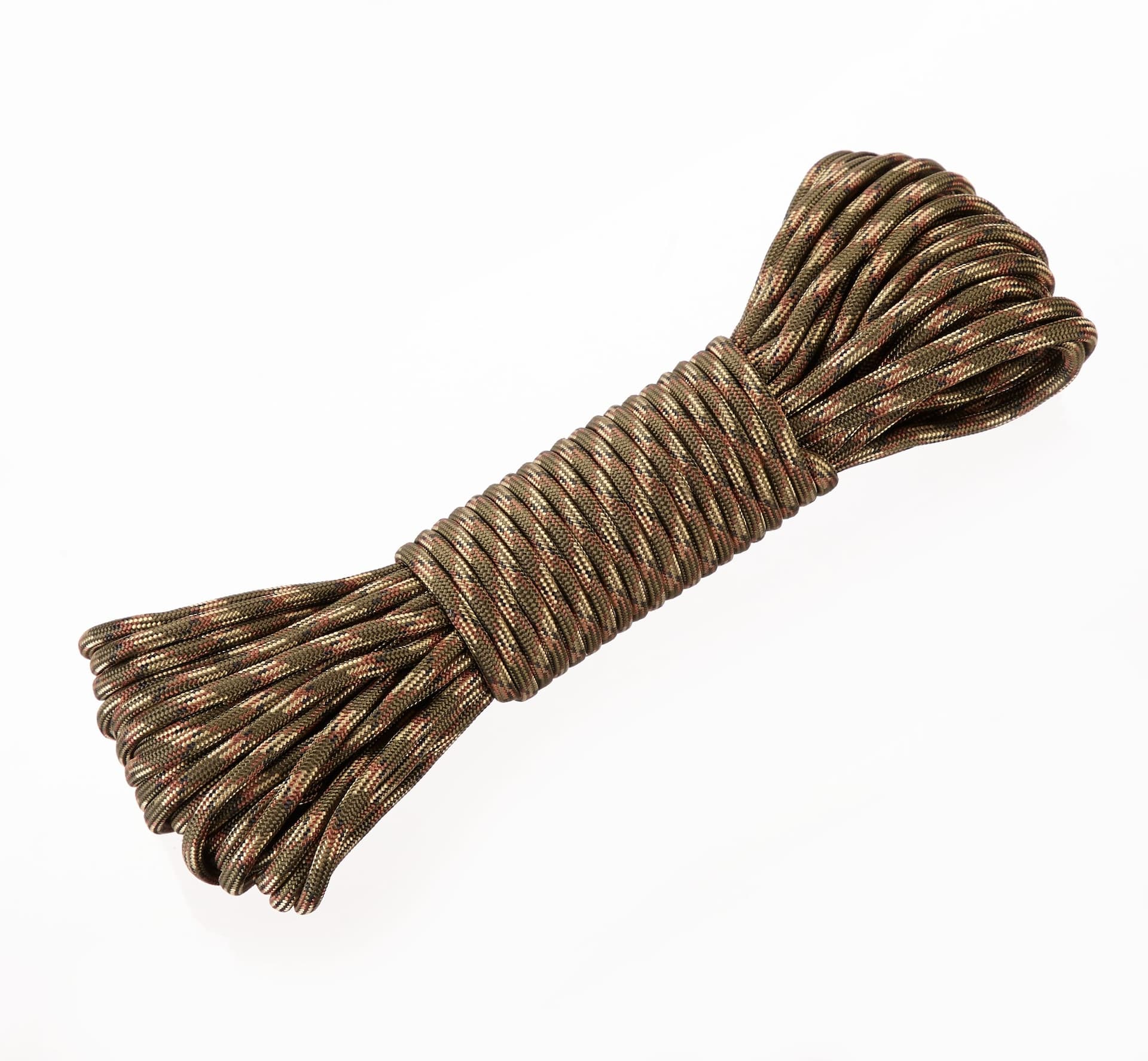 Outbound Camping Fire Starter Rope, 550 Nylon Paracord Survival Rope with Cotton Core, 15-m