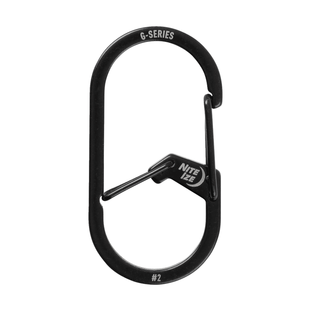Nite Ize G-Series #2 Plastic Dual Chamber Stainless Steel Carabiner
