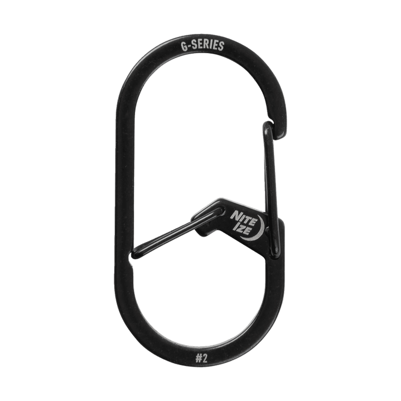 Nite Ize G-Series #2 Plastic Dual Chamber Stainless Steel Carabiner