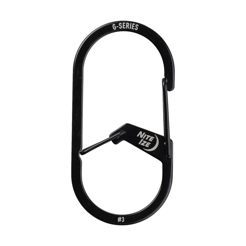 Nite Ize G-Series #3 Plastic Dual Chamber Stainless Steel Carabiner