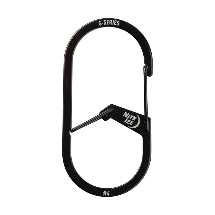 Nite Ize G-Series #4 Plastic Dual Chamber Stainless Steel Carabiner