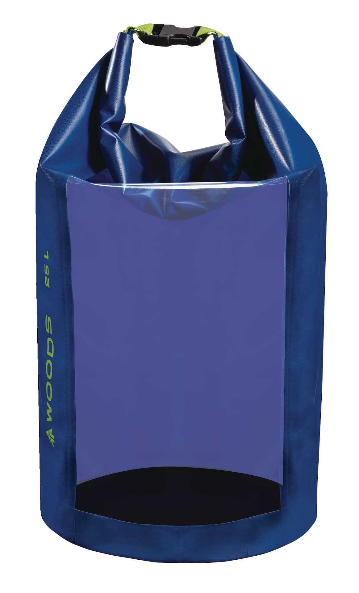 Woods Heavy Duty Waterproof Dry Bag w/ Window For Camping, Hiking & Water Sports, 25-L, Blue