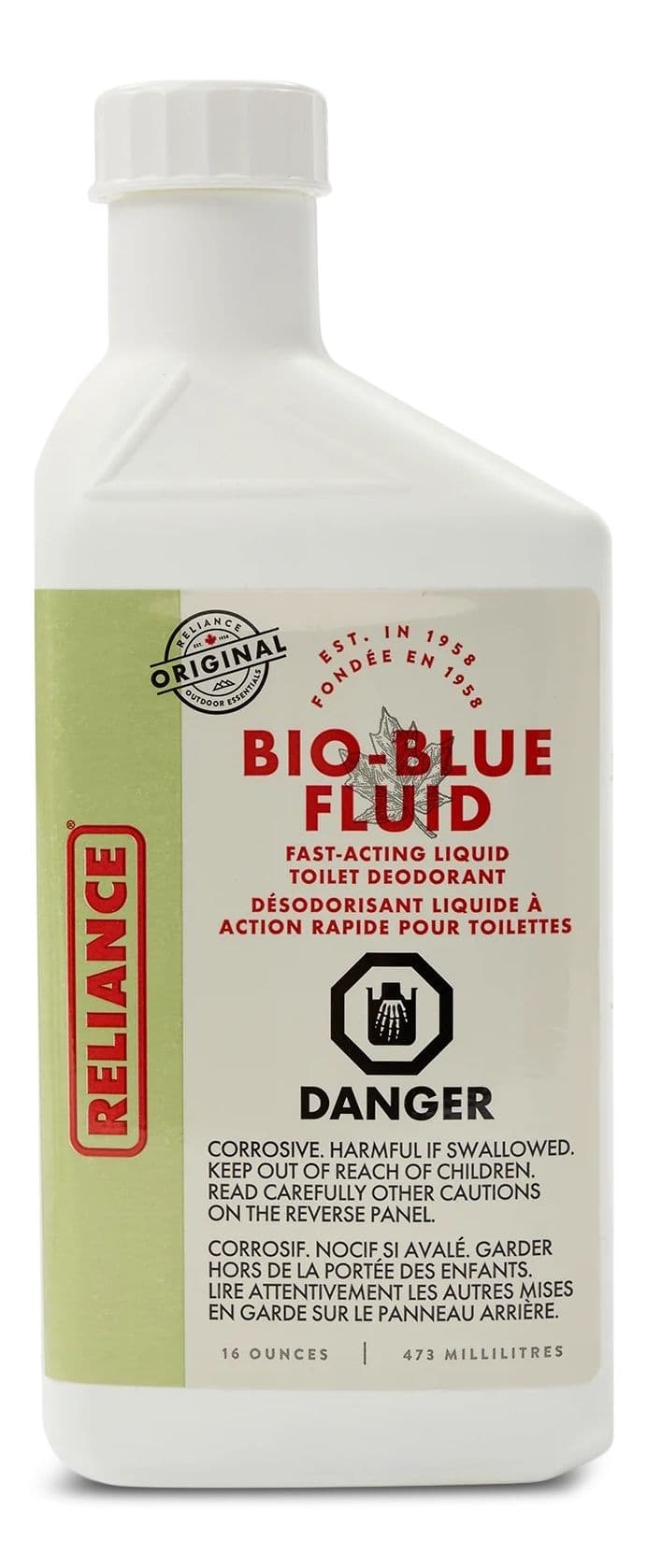 Reliance Bio-Blue Portable Toilet Deodorant, Fresh Scent