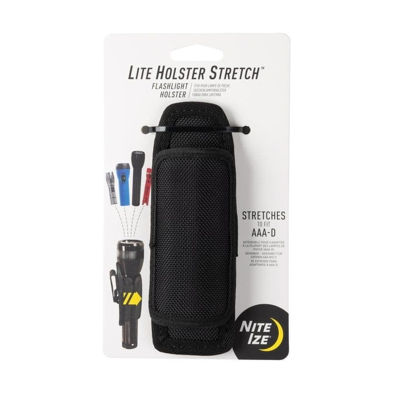 Nite Ize Lite Holster Stretch™ Flashlight Holster, Black