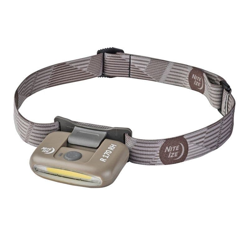 Nite Ize Radiant® 170 Lumens Rechargeable Dual Colour Headlamp, Black