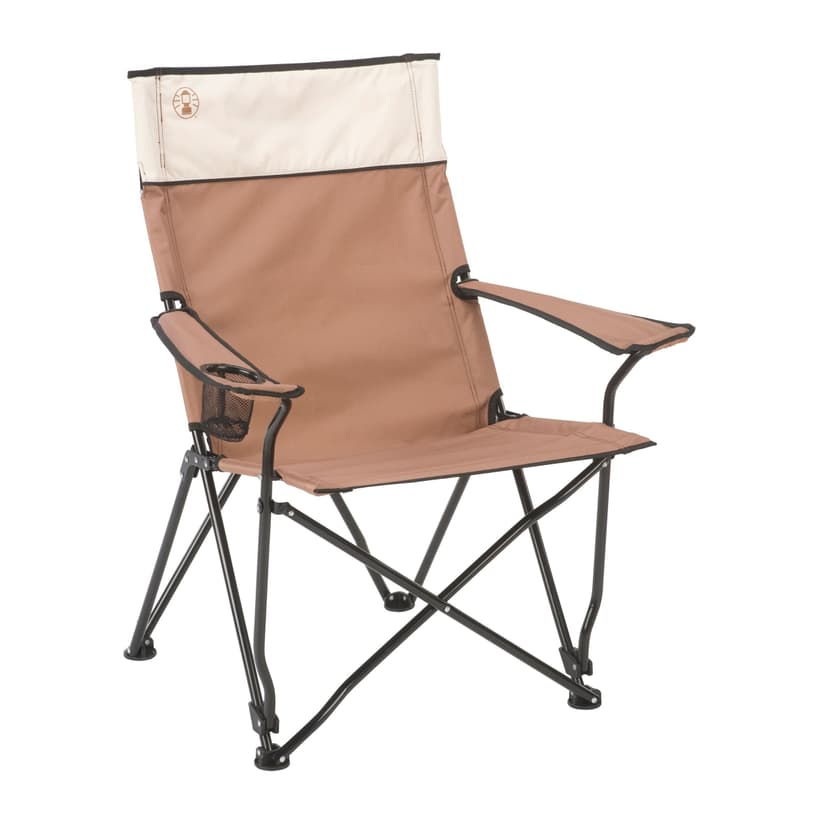 Coleman Steel Sling Oversize Folding Camping Chair with Cup Holder & Carry Bag