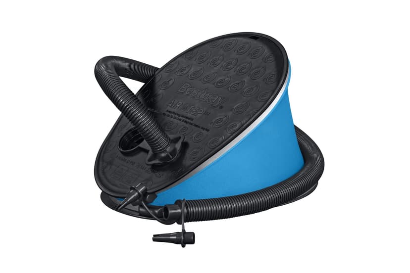 Air Toolz Air Step 11-In Foot Air Pump w/ Flexible Hose & Valve Nozzles, Inflates/Deflates