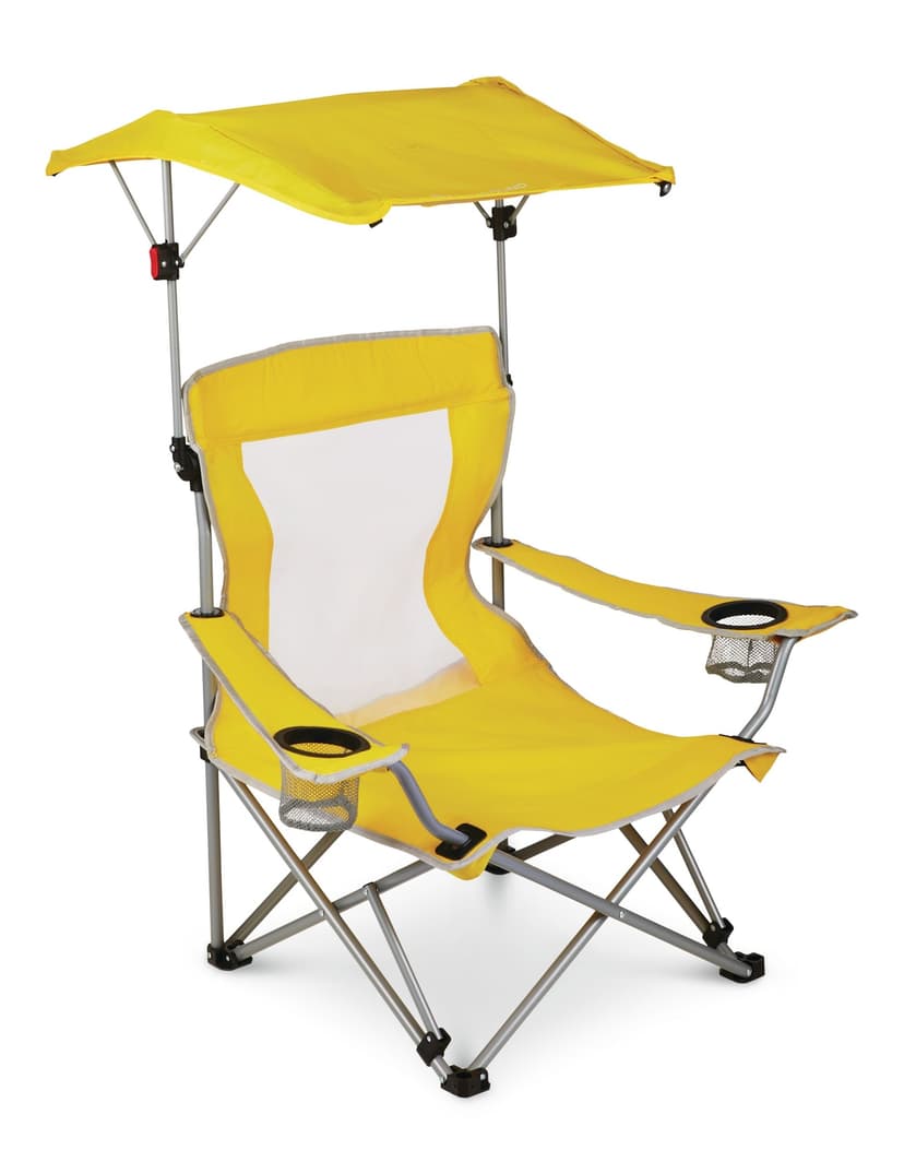 Outbound Sunshade Beach Adjustable Chair, Yellow