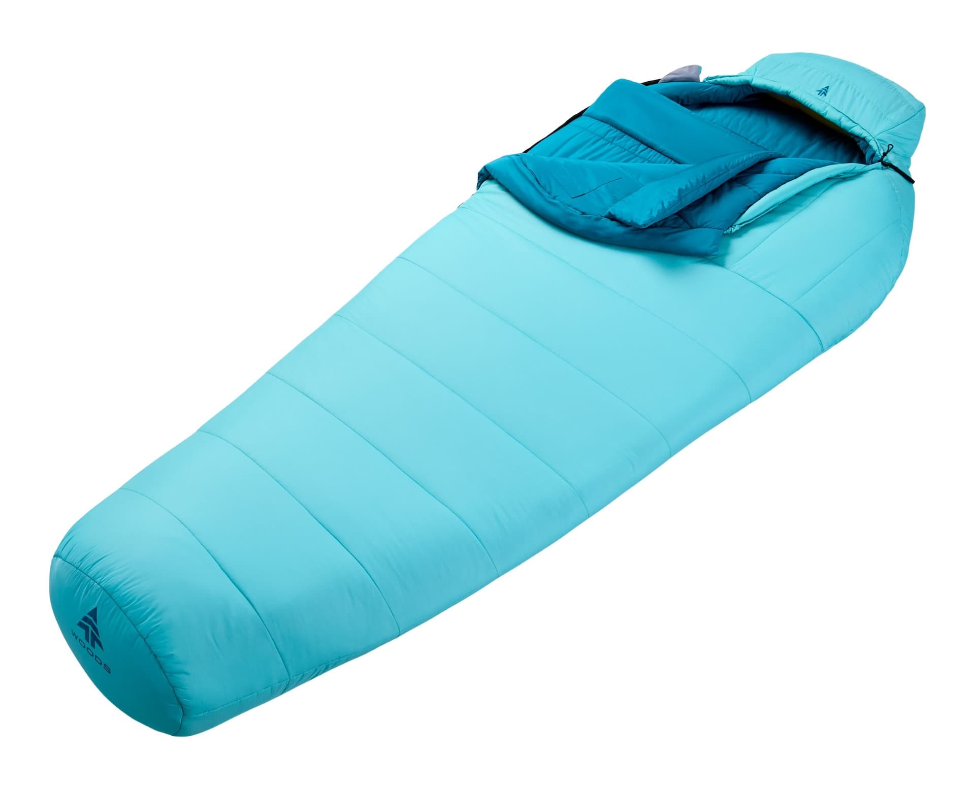 Woods O'Hara 3-Season Polyester Insulated Nylon Sleeping Bag, -5°C