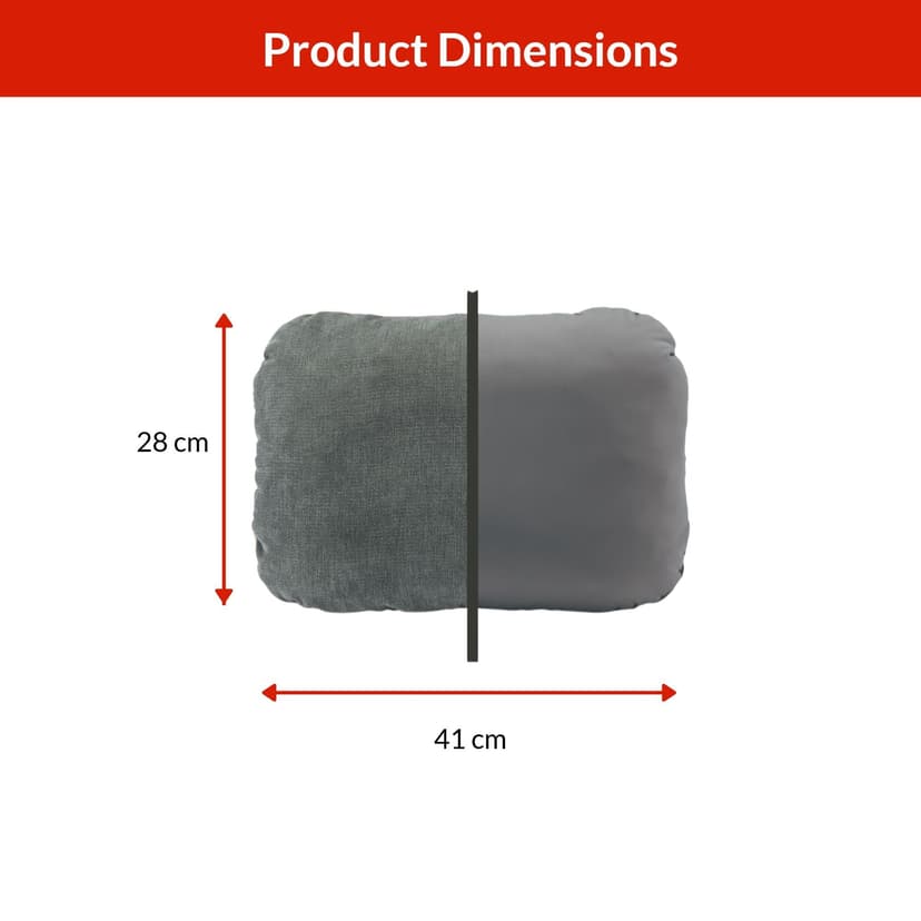 Woods CoolTouch Inflatable Camp Pillow with Memory Foam
