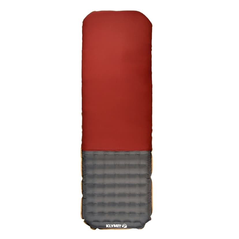 Klymit Klymaloft 4-Season Insulated Plush Foam Sleeping Pad for Camping, Red